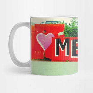 I love memphis Cool photography of Memphis Tennessee skyline night sky USA city break Mug